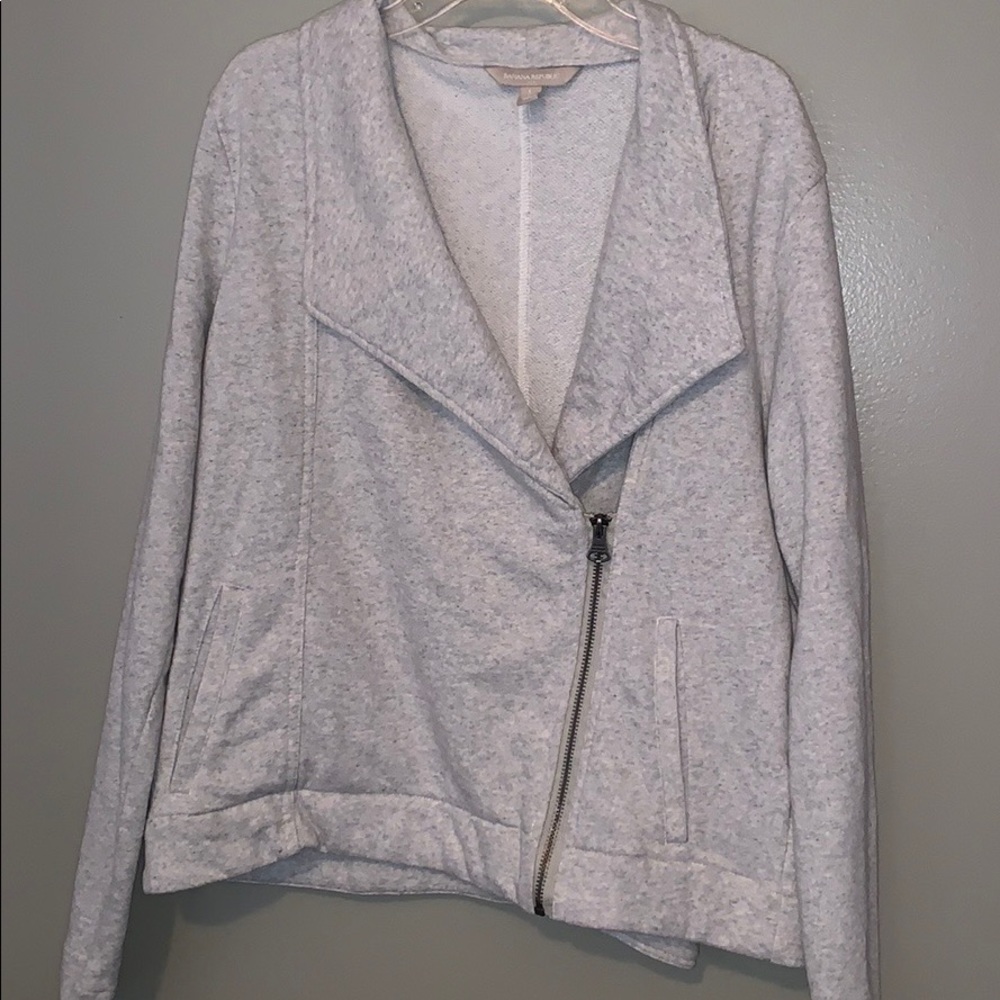 Banana Republic Zip Collared Coat